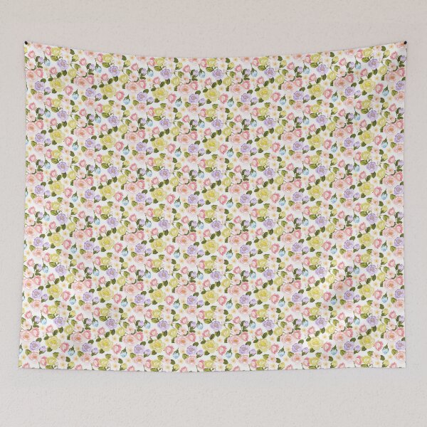 Item preview, Pretty Watercolor Floral in Seamless designed and sold by HamsX Matta.