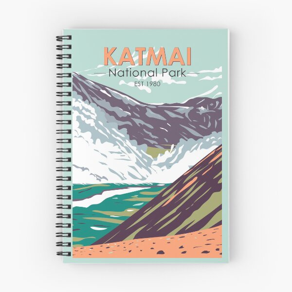 Item preview, Katmai National Park Ten Thousand Smokes Alaska Vintage designed and sold by KrisSidDesigns.