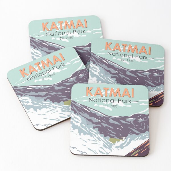 Item preview, Katmai National Park Ten Thousand Smokes Alaska Vintage designed and sold by KrisSidDesigns.