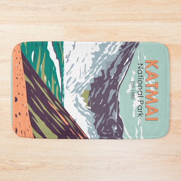 Item preview, Katmai National Park Ten Thousand Smokes Alaska Vintage designed and sold by KrisSidDesigns.