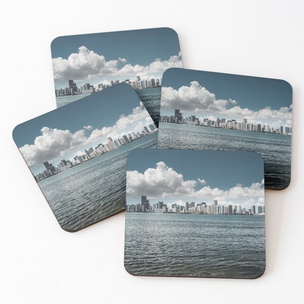 Item preview, Miami Skyline from the Bay designed and sold by Jordan Hinsch.