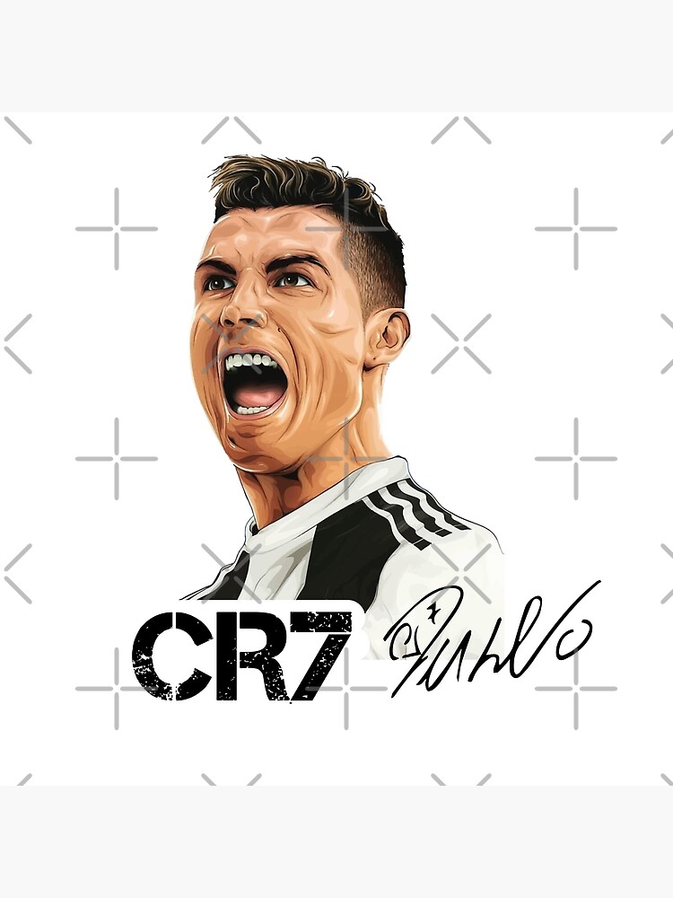 Poster for Sale avec l'œuvre « Cr7 Cristiano Ronaldo 7 » de l'artiste Amir  Riyaz