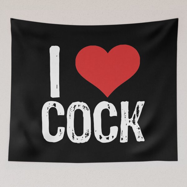 Item preview, I Love Cock designed and sold by The "I Love Everything" Shop.