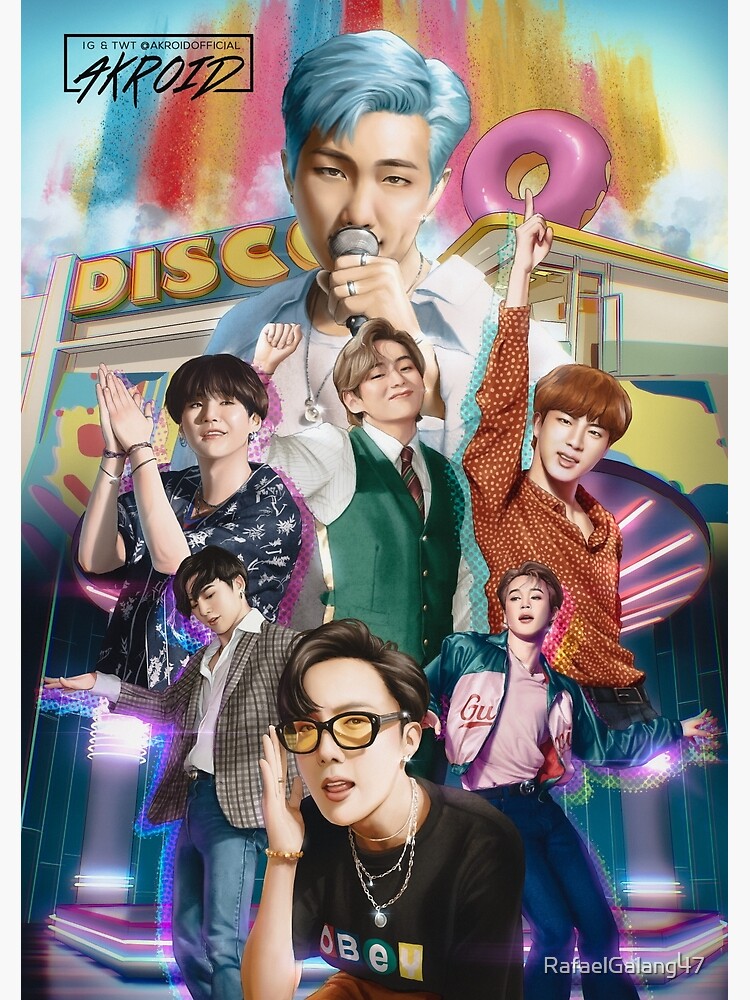 BTS Dynamite Fanart Poster Premium Matte Vertical Poster sold by ...