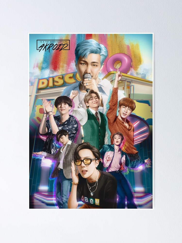 BTS　Dynamite　ファインアート　レア　ポスター BTS: Dynamite – Tracie Ching