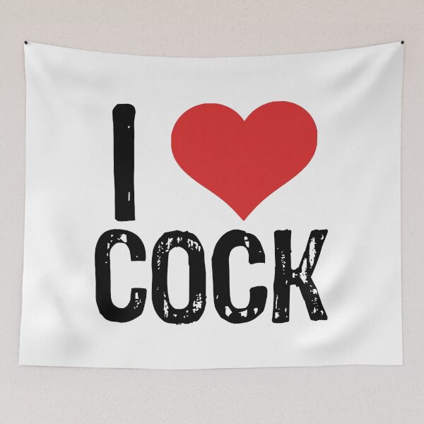 Item preview, I Love Cock designed and sold by The "I Love Everything" Shop.