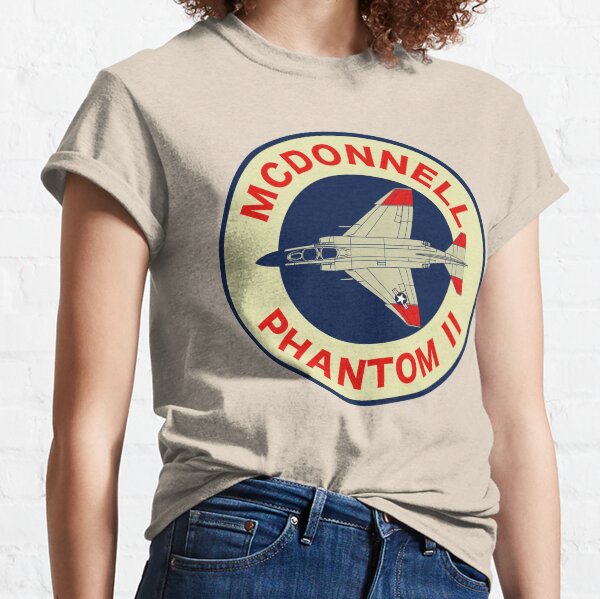 Phantom F-4 hombre Tee personalizar escuadrón en la espalda manga corta o larga