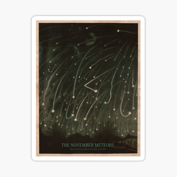 Item preview, The November Meteors - Vintage Astronomy designed and sold by OddPop.