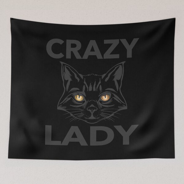 Item preview, Crazy Cat Lady Funny Cat Lover Kitty Mom Kitten designed and sold by RJ-Art.