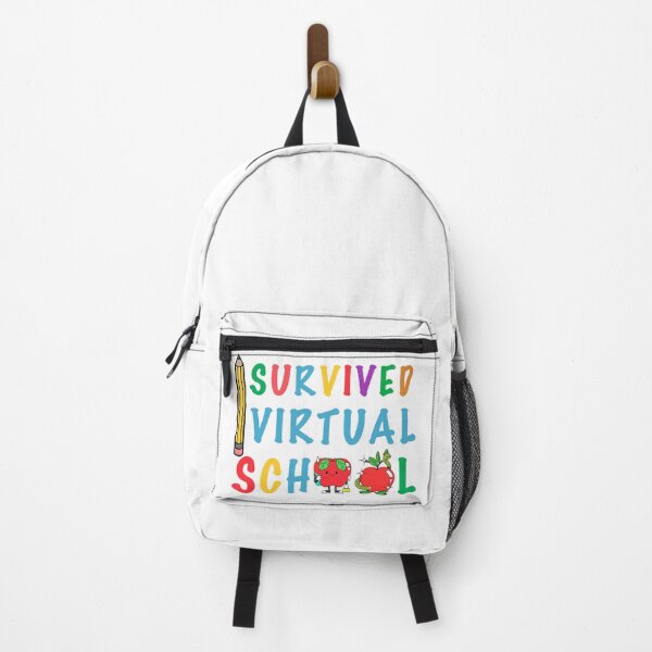 Item preview, i survived virtual school funny back to school 2021 funny teacher student back to school designed and sold by GoodyLeo.