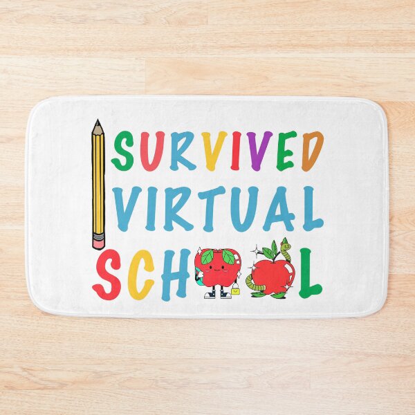 Item preview, i survived virtual school funny back to school 2021 funny teacher student back to school designed and sold by GoodyLeo.