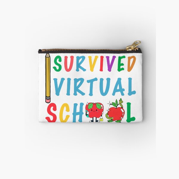 Item preview, i survived virtual school funny back to school 2021 funny teacher student back to school designed and sold by GoodyLeo.