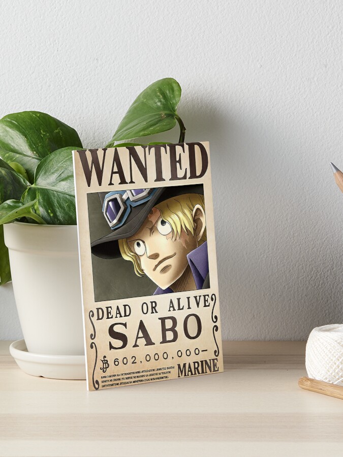 One Piece Sabo Bounty Art Board Print By Astral World Redbubble