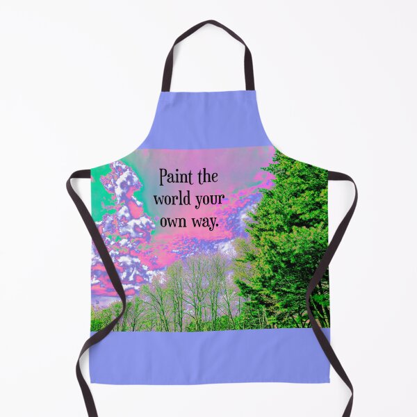 Item preview, Aesthetic Colorful Inspirational Quote- Individualism- Paint the World Your Own Way (Version 1) designed and sold by Cosmic-Ferret.