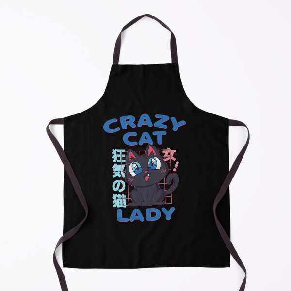 Item preview, Crazy Cat Lady Funny Anime Cat Lover Kitty Mom Kitten designed and sold by RJ-Art.