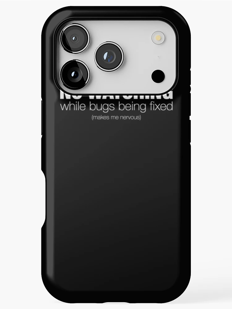 Thumbnail 1 of 4, iPhone Case, No Watching Bug Fixing Coding Lover Programming Debugging designed and sold by RJ-Art.