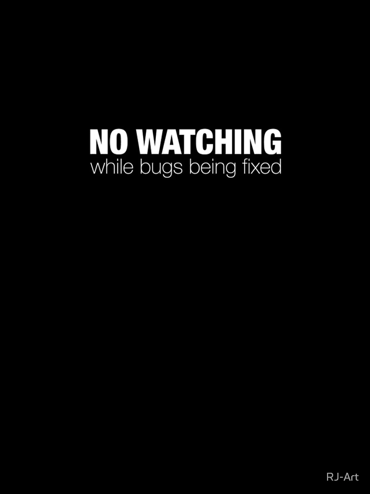 Thumbnail 4 of 4, iPhone Case, No Watching Bug Fixing Coding Lover Programming Debugging designed and sold by RJ-Art.