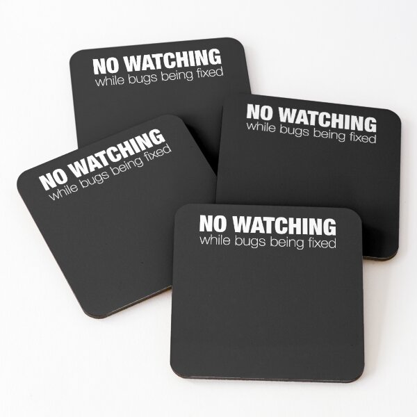 Item preview, No Watching Bug Fixing Coding Lover Programming Debugging designed and sold by RJ-Art.