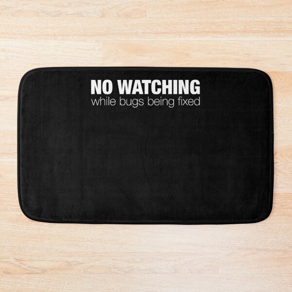 Item preview, No Watching Bug Fixing Coding Lover Programming Debugging designed and sold by RJ-Art.