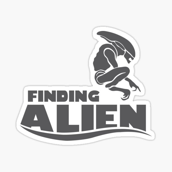 Finding Alien (Finding Dory inspired horror) Sticker