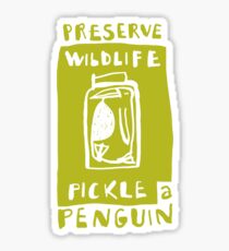 Pickle a Penguin Sticker
