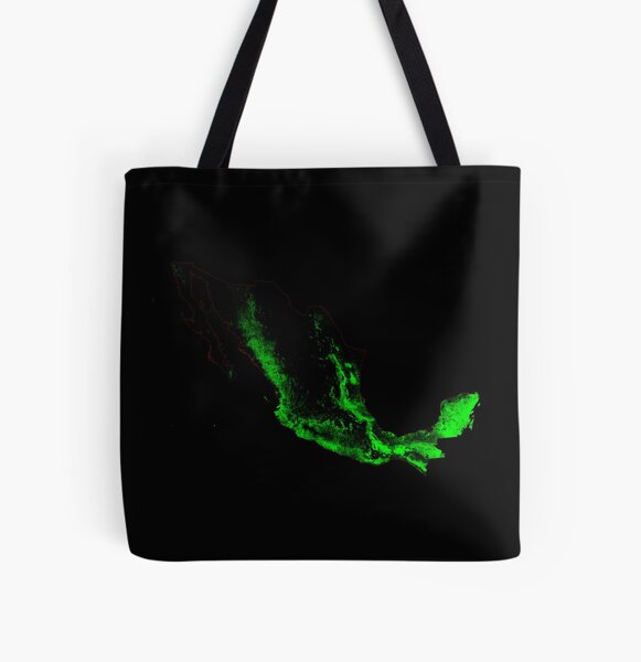 Item preview, Mexico Forest Cover Map with Black Background designed and sold by GrasshopperGeo.