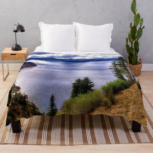 Item preview, Crater Lake and Wizard Island designed and sold by Kathy Weaver.