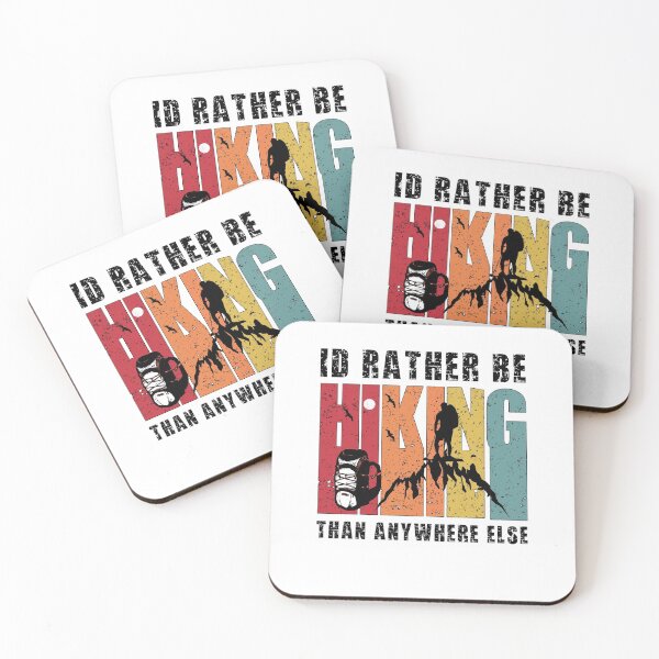 Item preview, Id Rather Be Hiking Than Anywhere Else designed and sold by SportyDogShop.