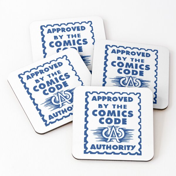 Item preview, Comic Book Code Authority Seal Blue designed and sold by anghelapparel.