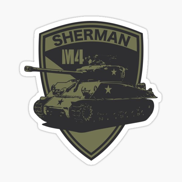 Vista previa del artículo con la obra «Tanque Sherman M4», diseñado y vendido por StrongVlad.