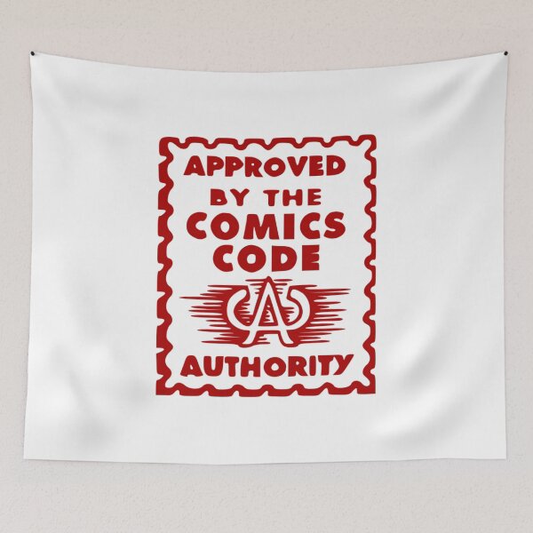 Item preview, Comic Book Code Authority Seal Red designed and sold by anghelapparel.