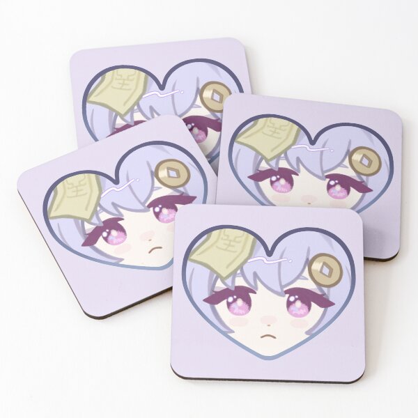 Item preview, Qiqi ♥ Genshin Impact Heart designed and sold by peach-milq-tea.