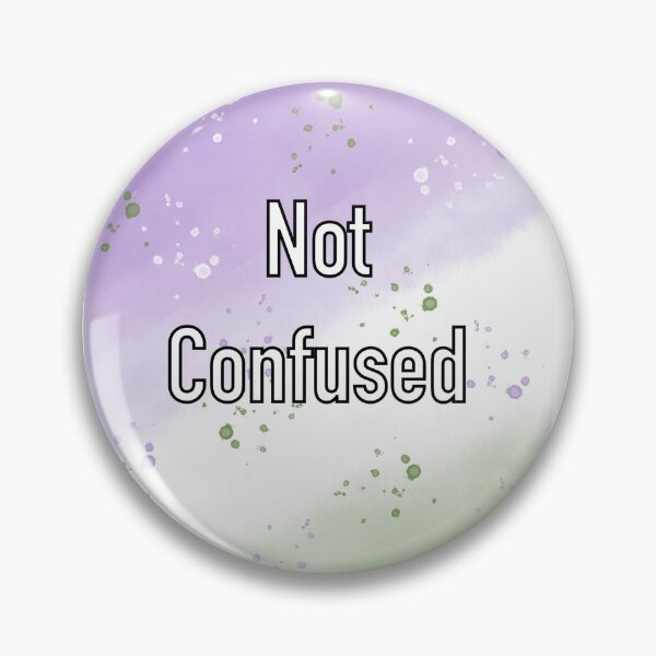 Item preview, Not Confused - Genderqueer designed and sold by Mermaids-Art.