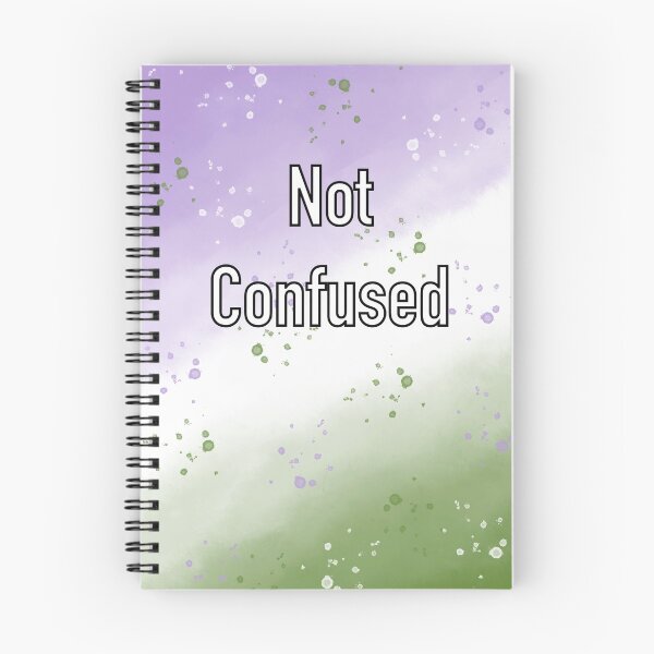 Item preview, Not Confused - Genderqueer designed and sold by Mermaids-Art.