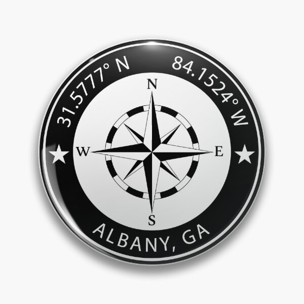 Item preview, Albany, Georgia Geographical Coordinates designed and sold by TeeOhGraphics.