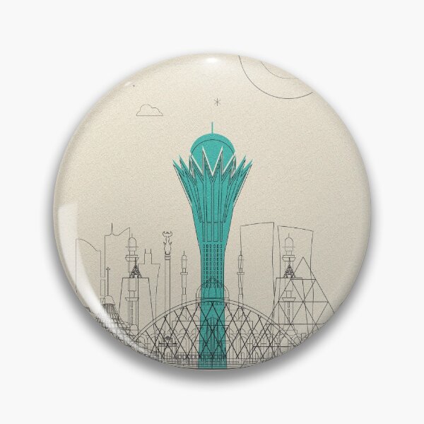 Item preview, Abstract City Posters: Nur-Sultan (Astana), Kazakhstan designed and sold by A Deniz Akerman.