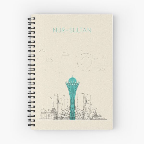 Item preview, Abstract City Posters: Nur-Sultan (Astana), Kazakhstan designed and sold by A Deniz Akerman.