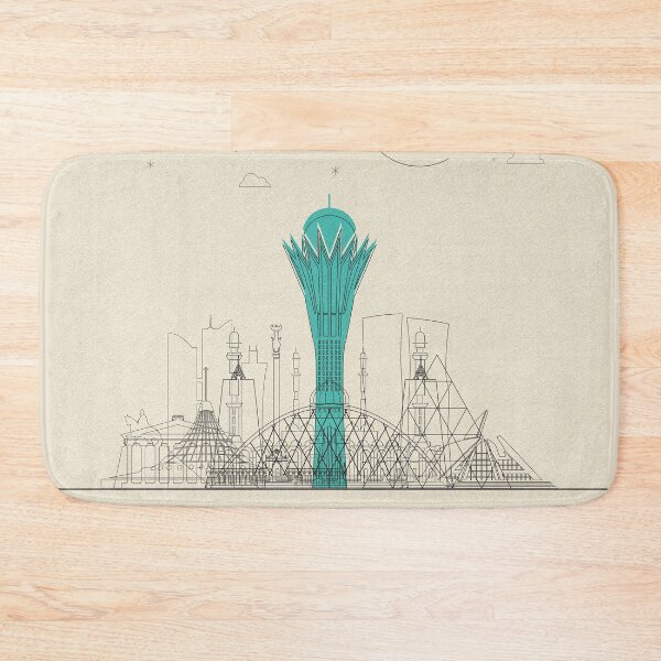 Item preview, Abstract City Posters: Nur-Sultan (Astana), Kazakhstan designed and sold by A Deniz Akerman.