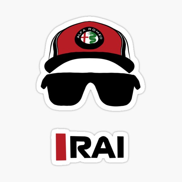 Räikkönen Brille Sticker