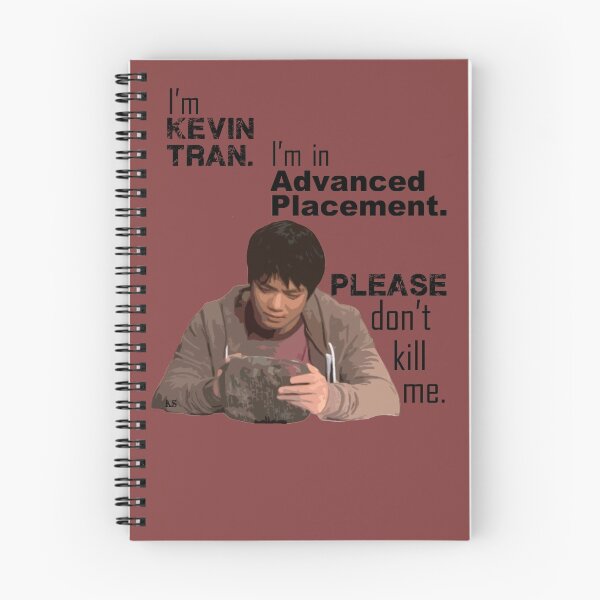 Item preview, Kevin Tran - Supernatural - Advanced Placement - Black Text designed and sold by sherlockscool.