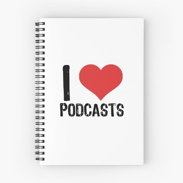 Item preview, I Love Podcasts designed and sold by The "I Love Everything" Shop.