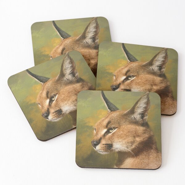 Item preview, Caracal Portrait Two designed and sold by Elisabeth Lucas.