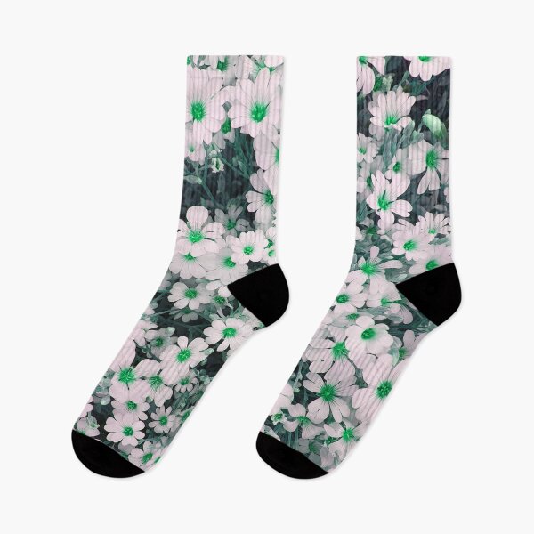 Item preview, White Green Perennials Garden Flowers designed and sold by ckylin.
