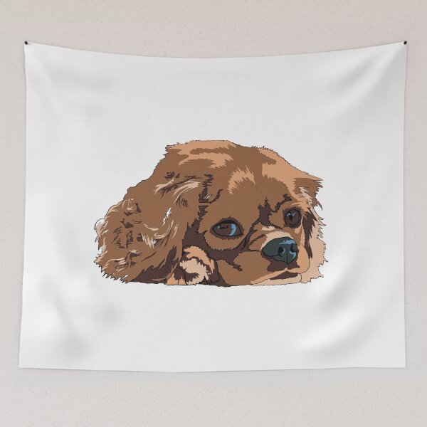 Item preview, King Cavalier Spaniel designed and sold by LeahcarsArt.