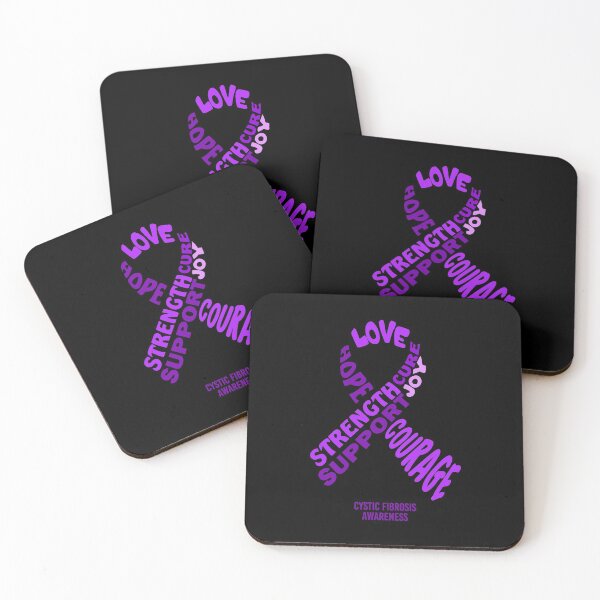 Item preview, Cystic Fibrosis Awareness Ribbon With Words designed and sold by cpaddensil.