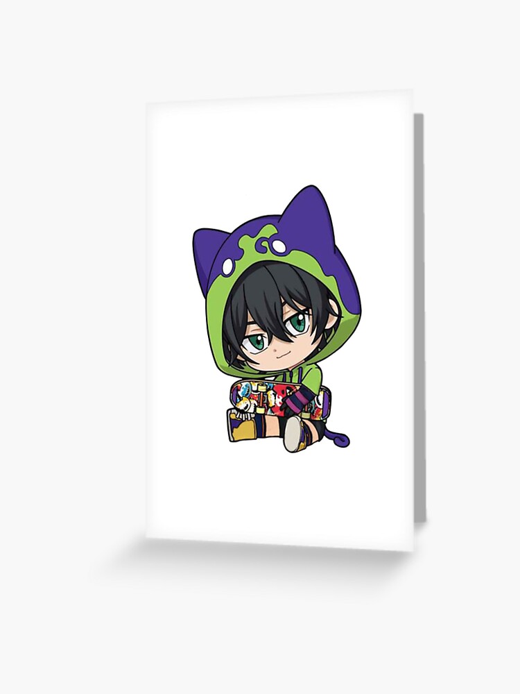 ADAM Sitting Chibi - SK8 the INFINITY Postcard for Sale by Anime