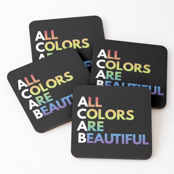 Item preview, All Colors Are Beautiful ACAB A.C.A.B. LGBTQ color designed and sold by Sellery-GbR.
