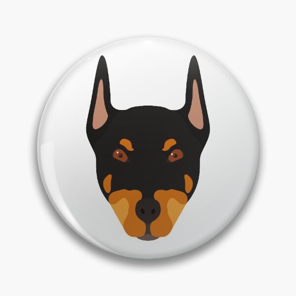 Item preview, Doberman Pinscher Dog Head designed and sold by Rakusovsky.