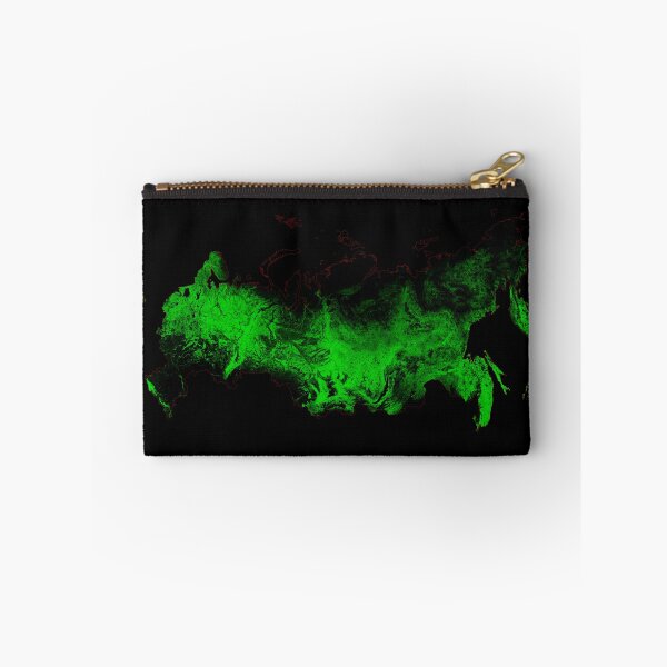 Item preview, Russia Forest Cover Map with Black Background designed and sold by GrasshopperGeo.