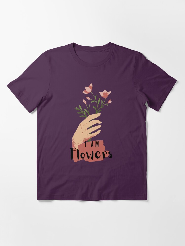 iambolders Hand Painted Watercolor Flowers T-Shirt